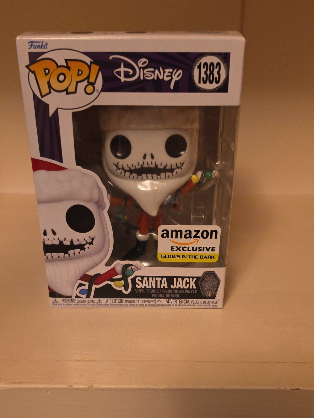 Funko Pop! Santa Jack Vinyl Figure - White, Red, Green, Yellow